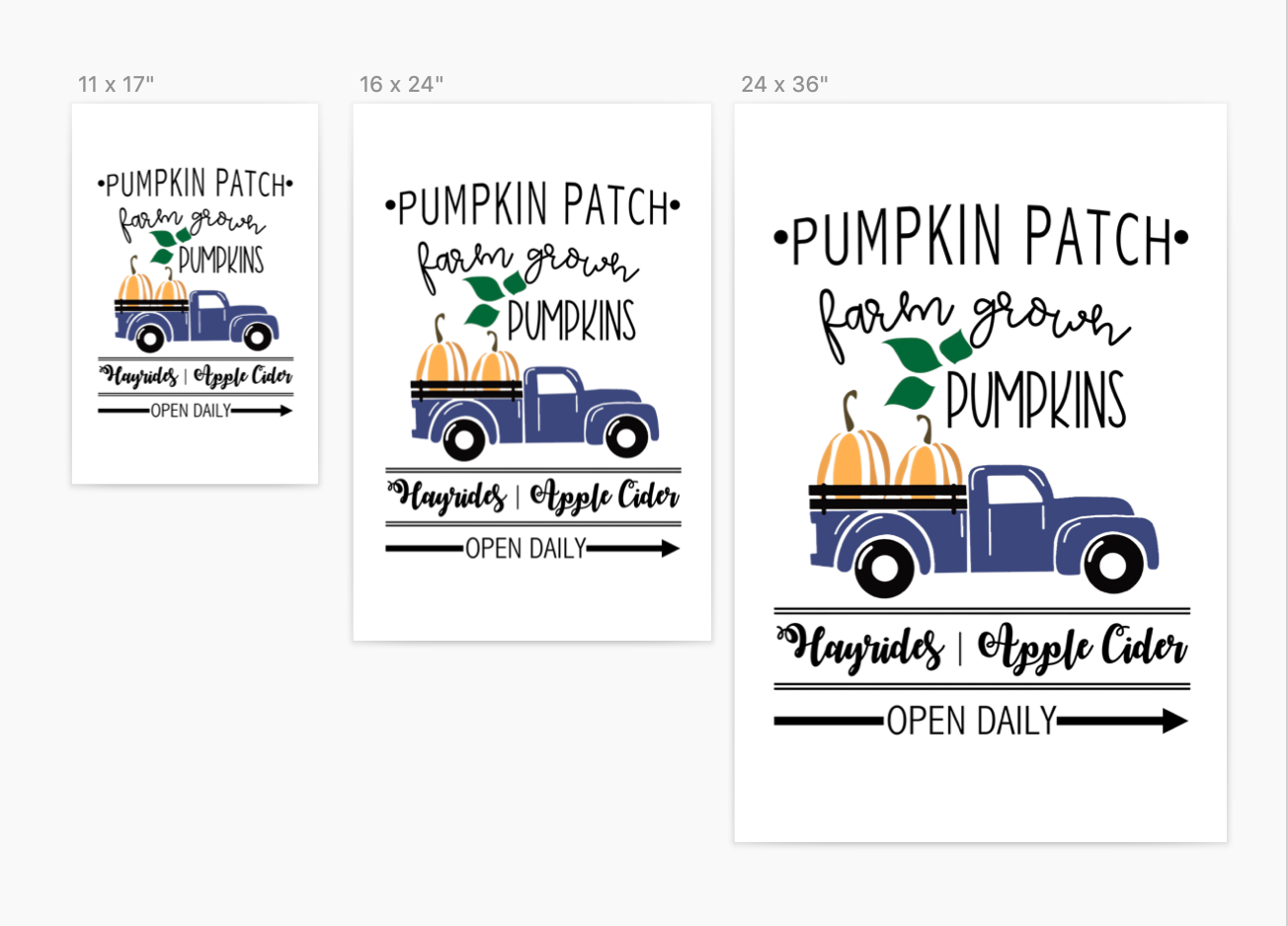 Pumpkin Patch Sign