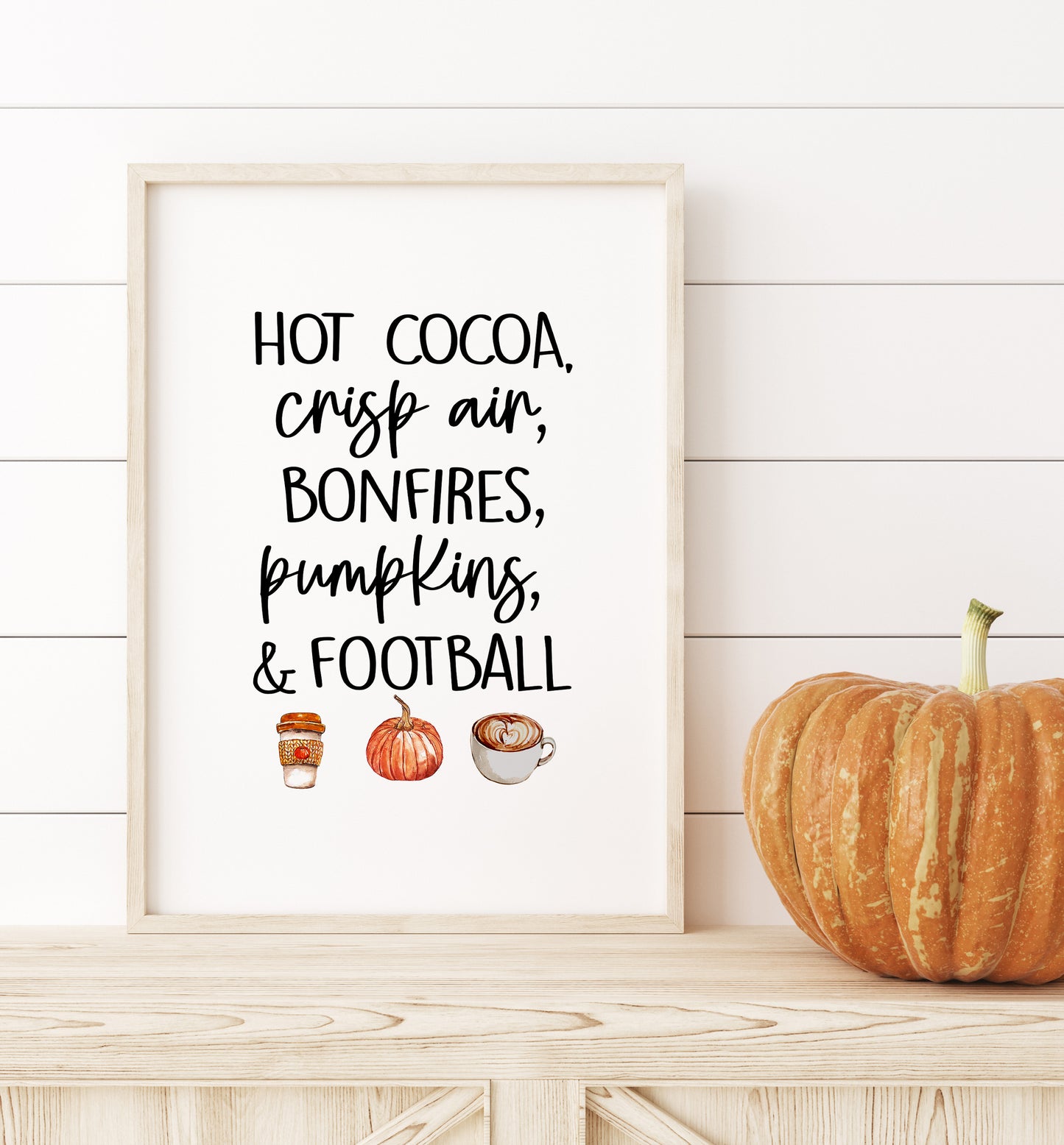 Hot Cocoa, Crisp Air, Bonfires, Pumpkins & Football